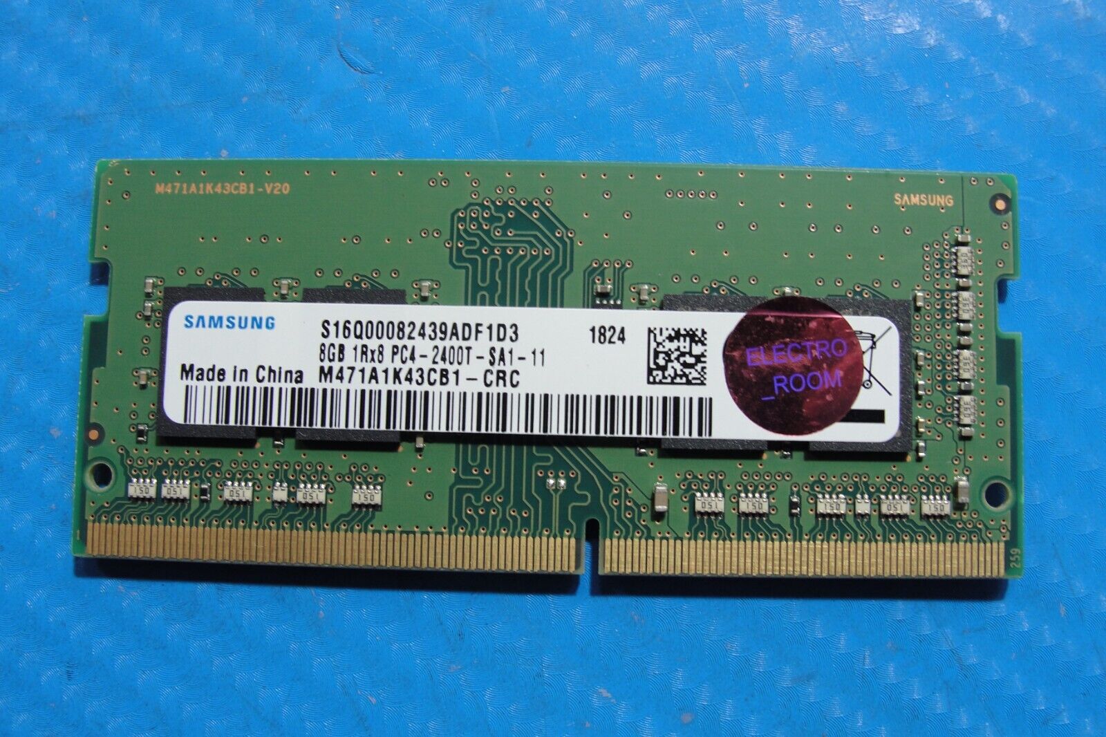 HP 15m-cn0011dx Samsung 8GB 1Rx8 PC4-2400T Memory RAM SO-DIMM  M471A1K43CB1-CRC