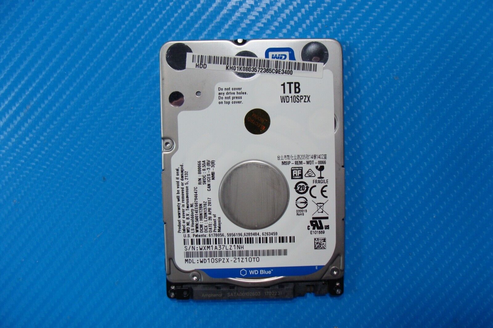 Acer A515-51-3509 Western Digital 1TB SATA 2.5