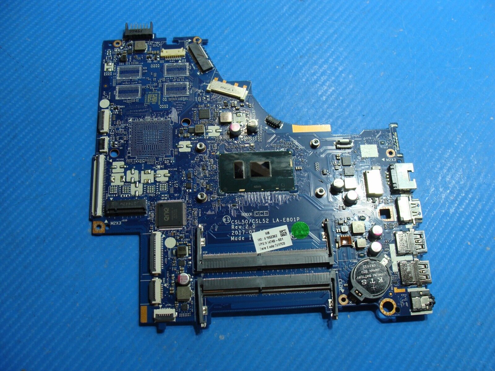 la e801p motherboard