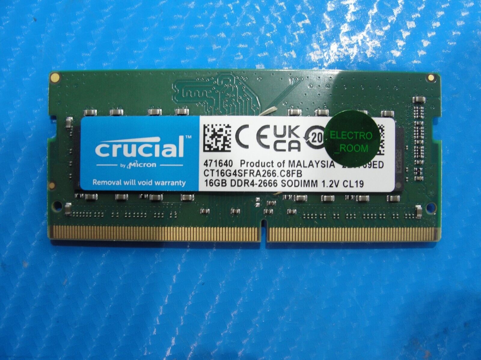 Dell E7470 So-Dimm Crucial 16Gb Memory Ram DDR4-2666 CT16G4SFRA266