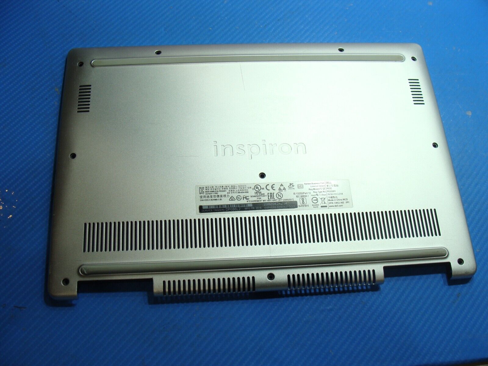 Dell Inspiron 13.3” 13 7370 Genuine Bottom Case Base Cover R58VX