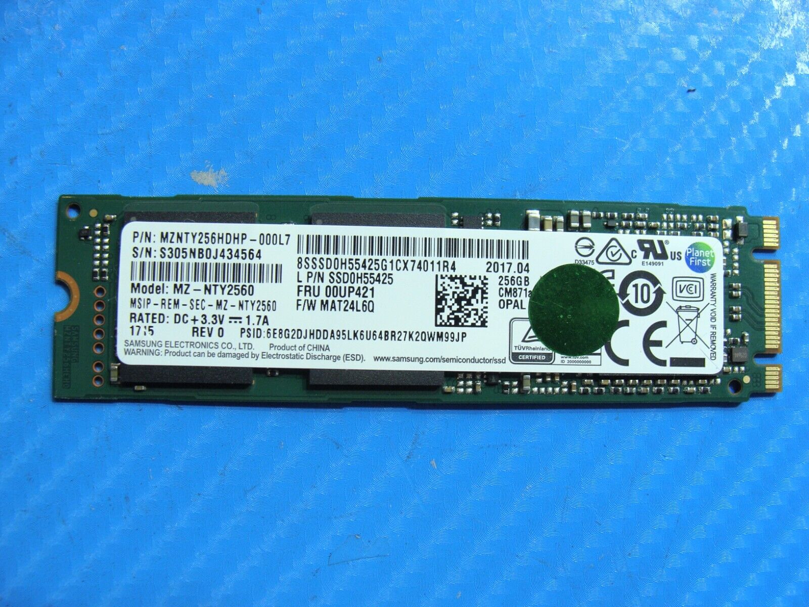 MacBook Air A1466 SanDisk 256GB SSD Solid State Drive 661-7461 655