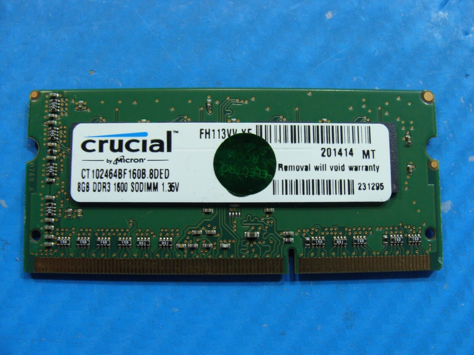 iMac A1419 Crucial 8GB DDR3 1600 Memory RAM SO-DIMM CT102464BF160B.8DE
