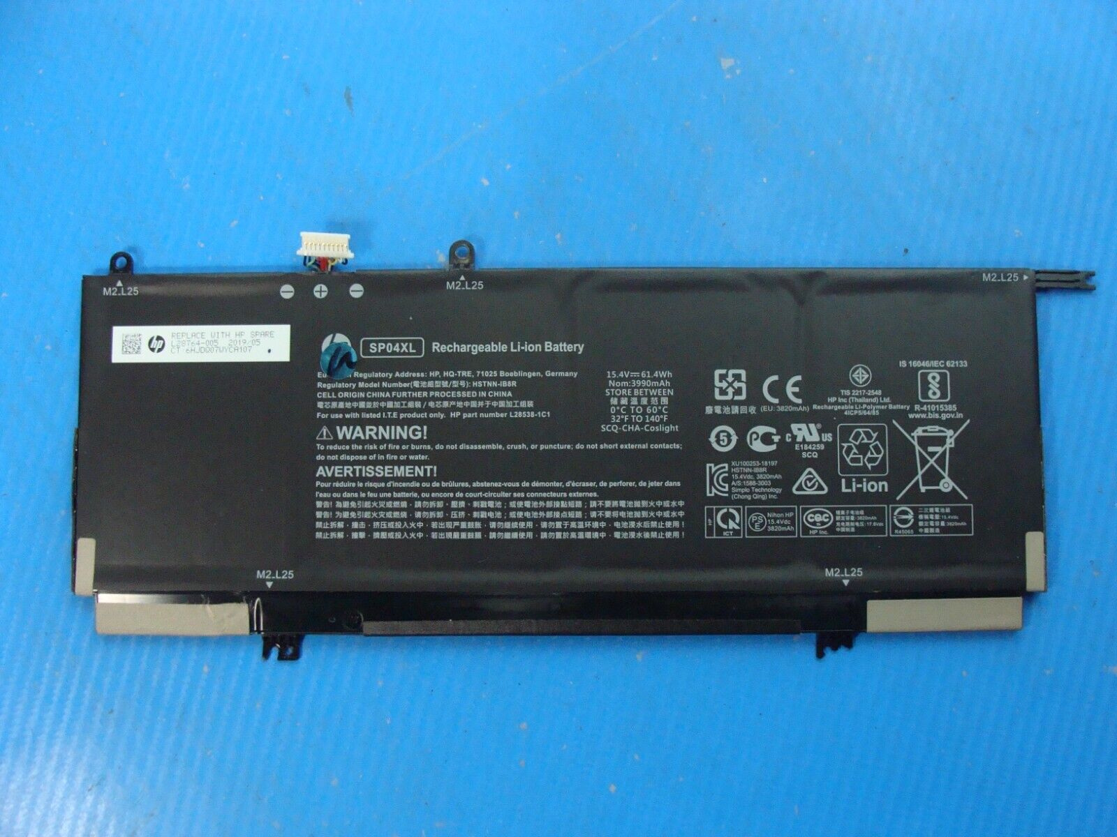 Genuine HP EliteBook 830 G7 Battery 53 Wh 11.55V