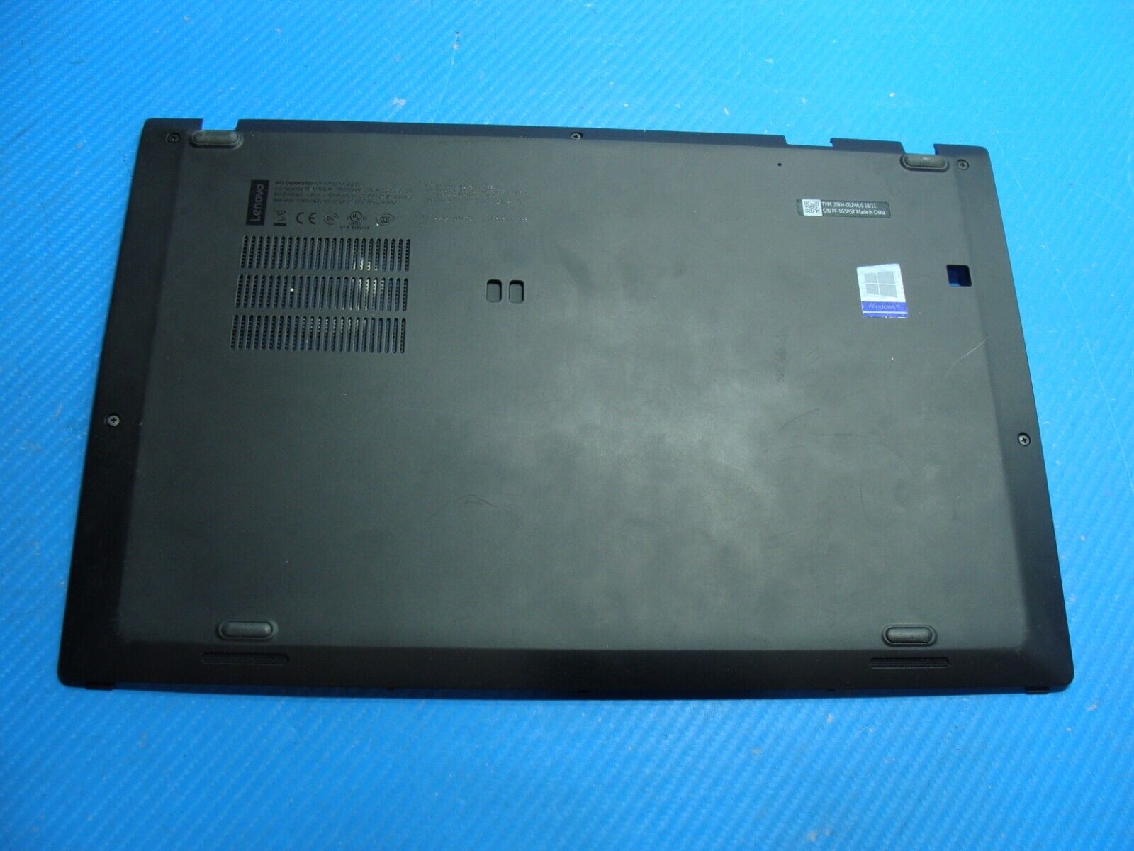 Lenovo ThinkPad X1 Carbon 6th Gen 14 Genuine Bottom Case Base Cover A