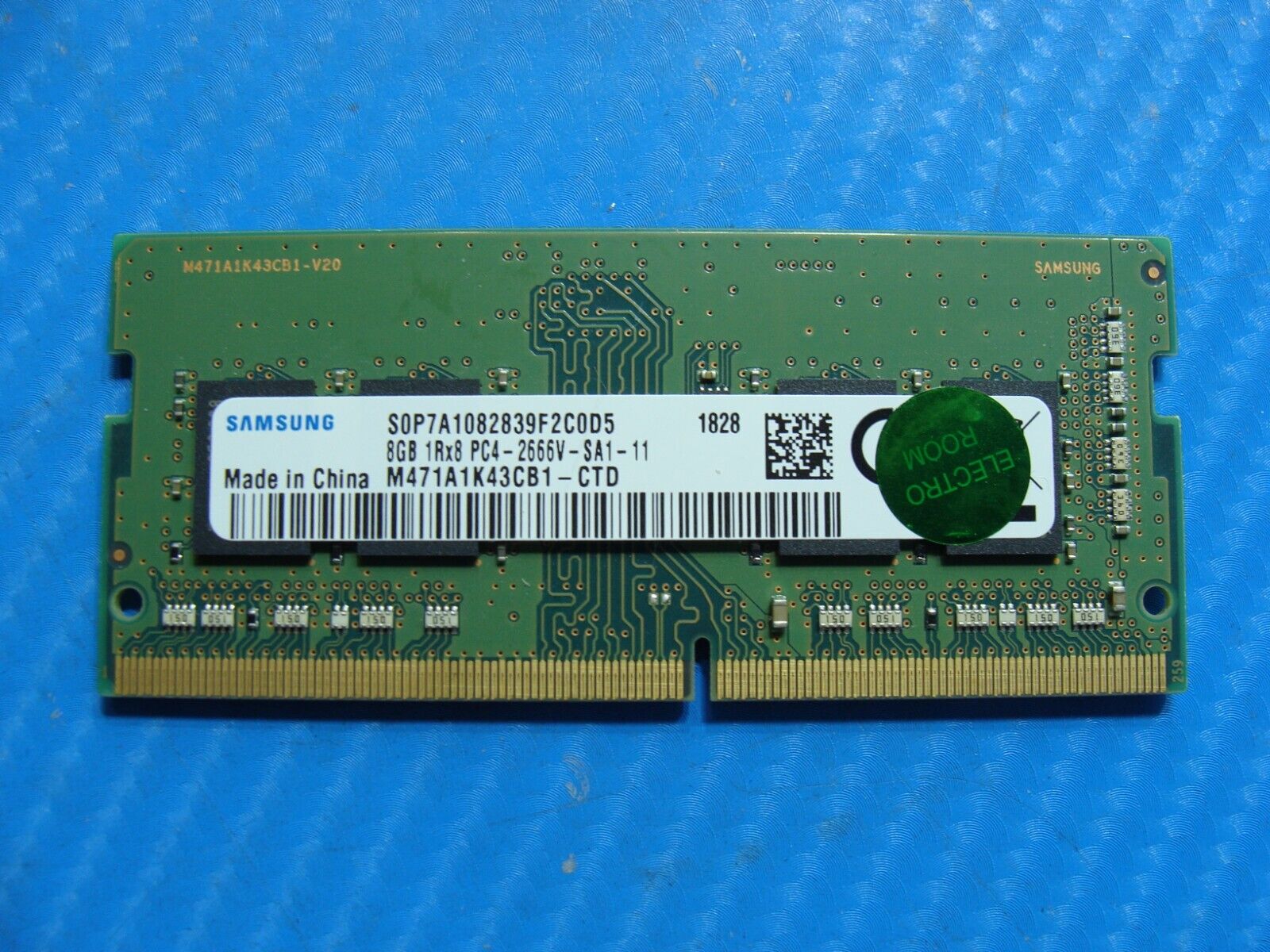 HP 15-cx0020nr S0-Dimm Samsung 8GB Memory RAM PC4-2666V