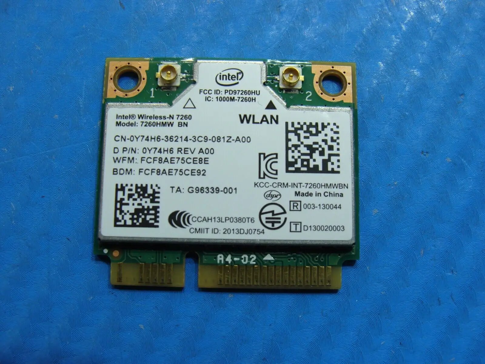 Dell Inspiron 17.3” 5737 Genuine Laptop WiFi Wireless Card 7260HMW