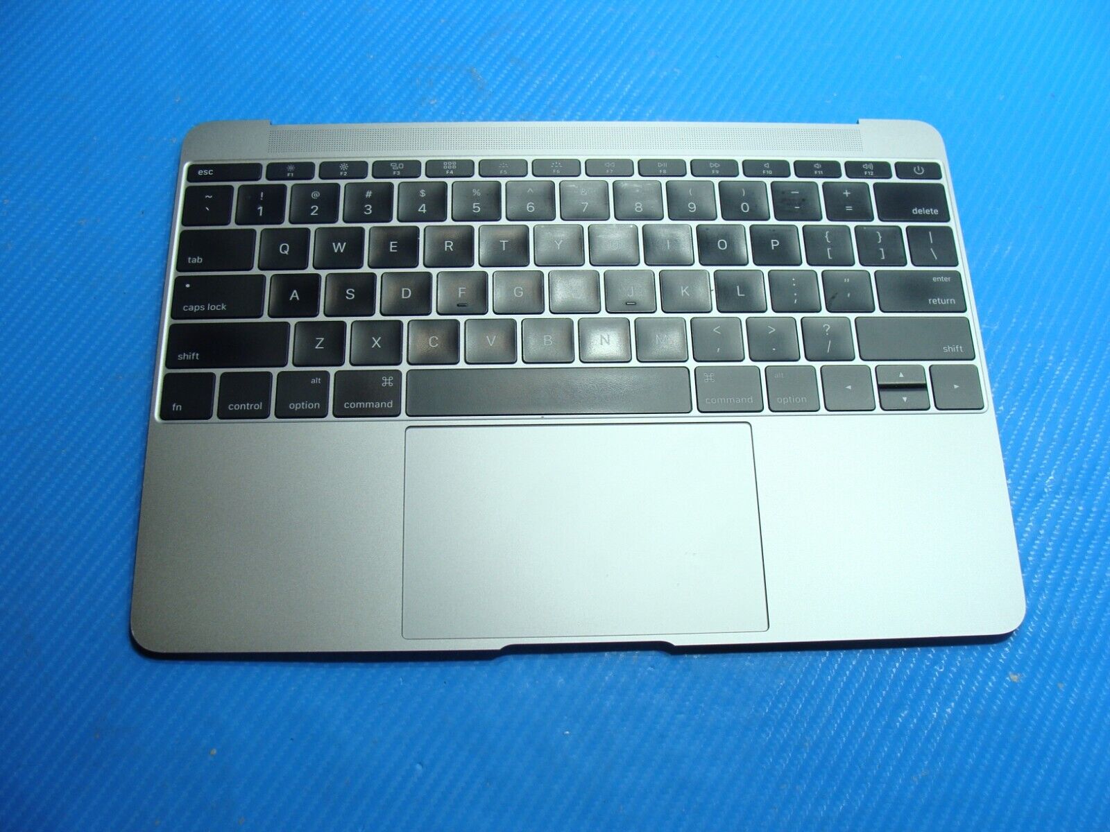 MacBook A1534 2015 MJY32LL/A MJY42LL/A Top Case w/Keyboard Space Gray  661-02243