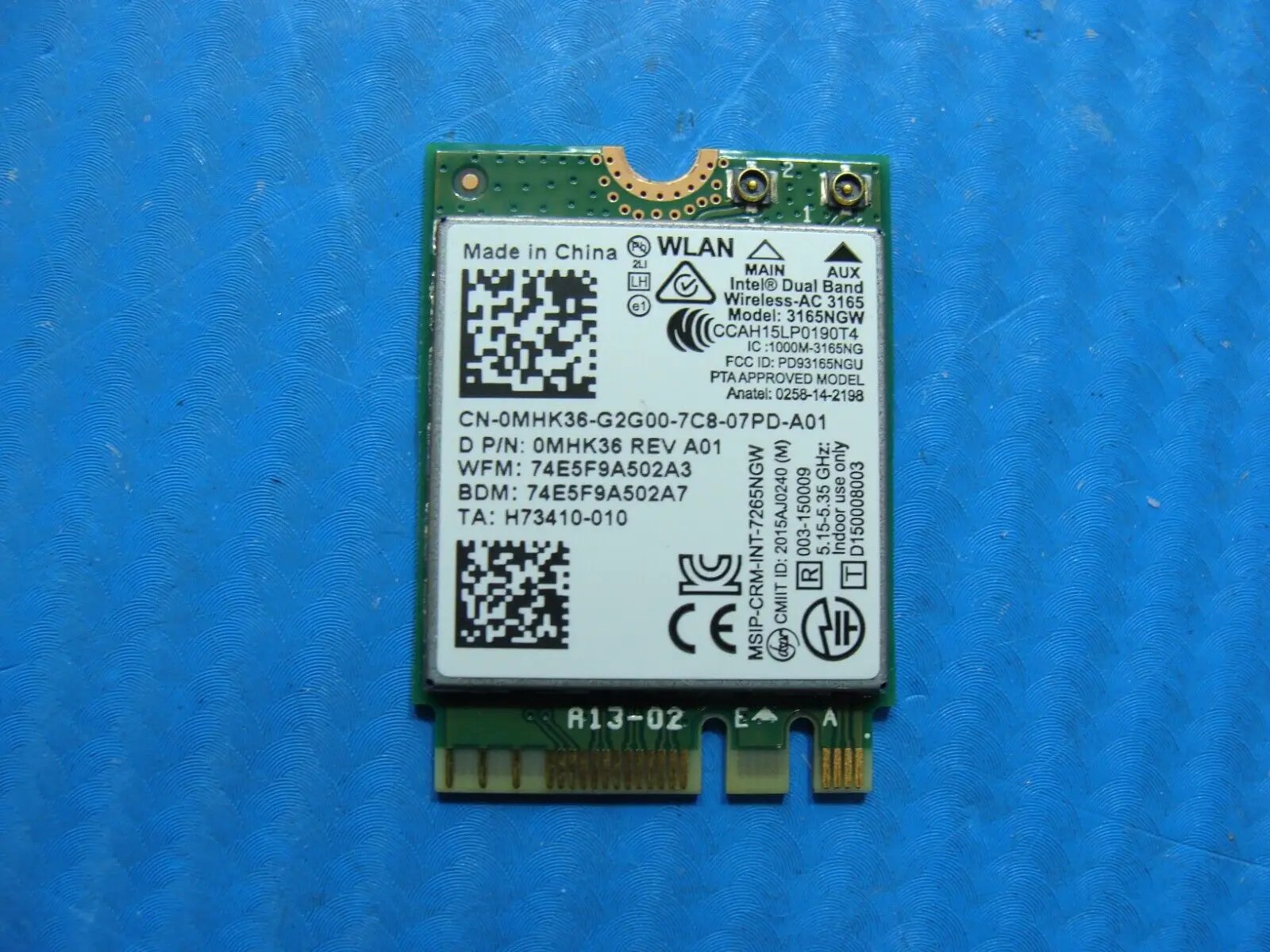 Dell Inspiron 24” 5488 AIO Genuine Laptop WiFi Wireless Card 3165NGW M