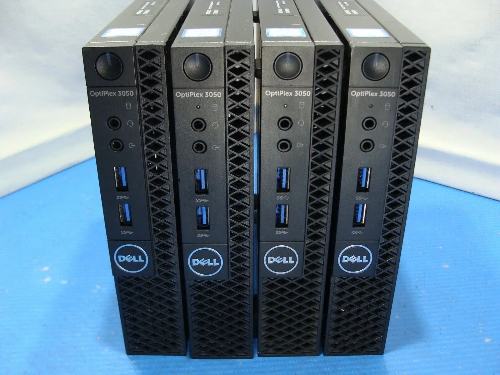 Lot of 4 WIFI+BT DELL Optiplex 3050 MFF i5-7500T 2.70GHz 8GB RAM 256GB W10P