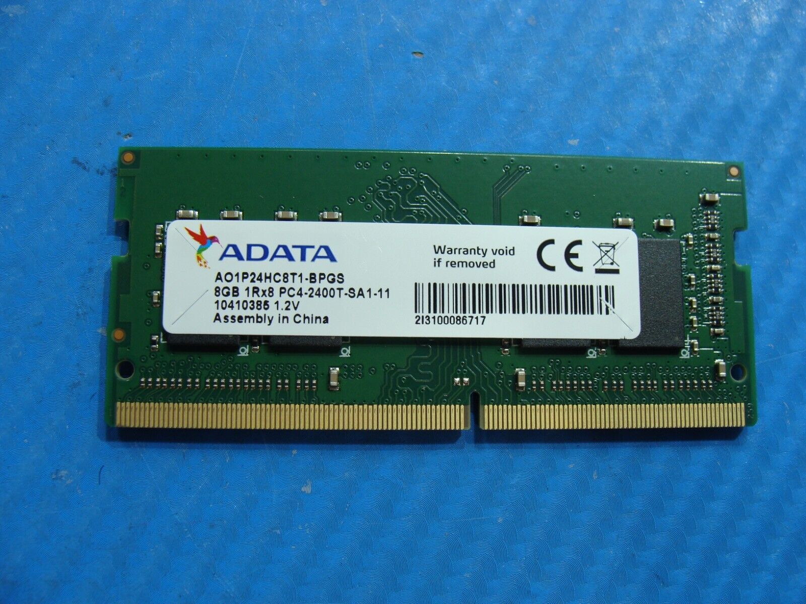 HP 15-da0071ms ADATA 8GB 1Rx8 PC4-2400T SO-DIMM Memory RAM AO1P24HC8T1