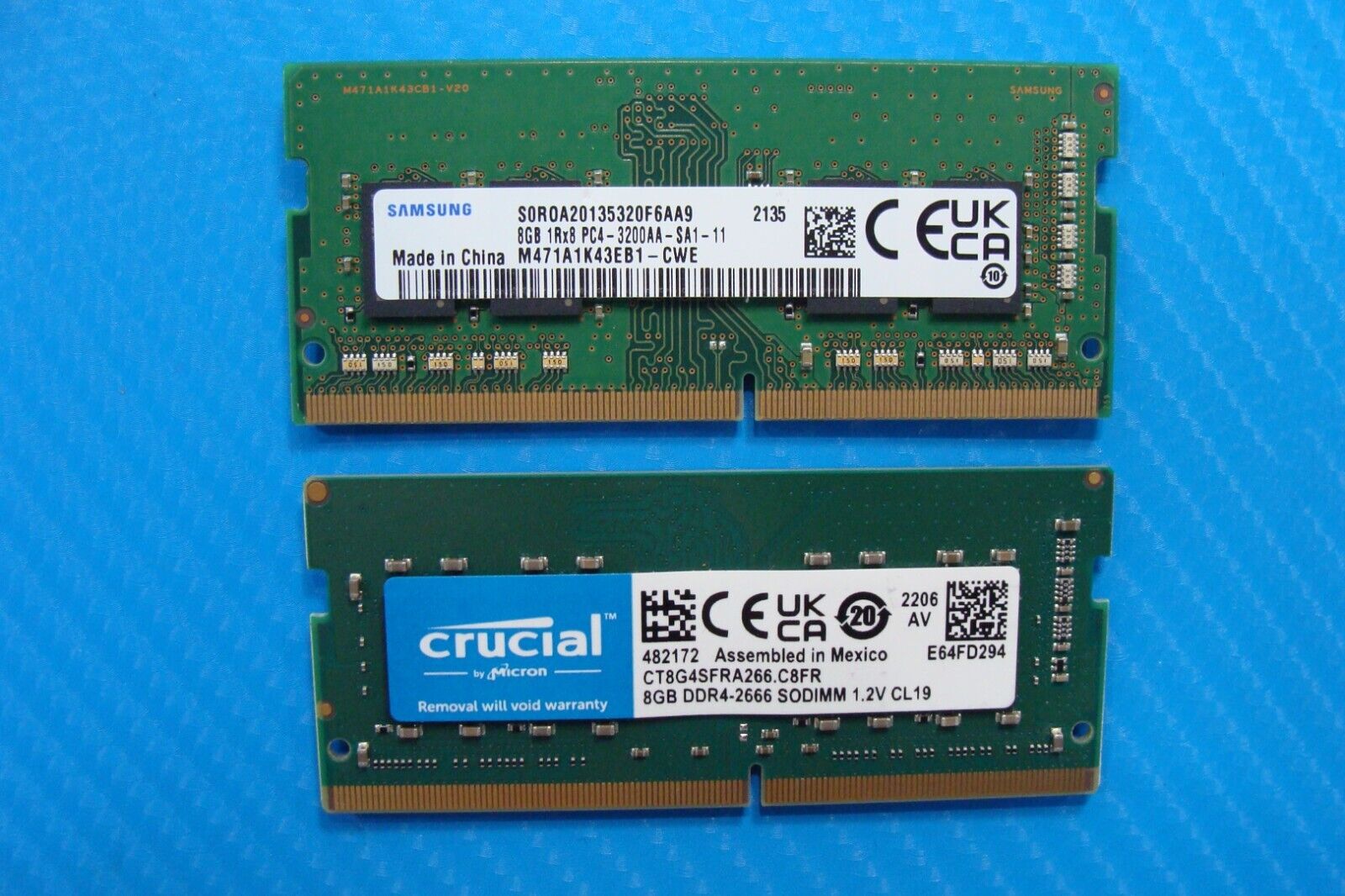 HP 840 G8 Samsung 16GB (2x8GB) PC4-3200AA Memory RAM SO-DIMM M471A1K43