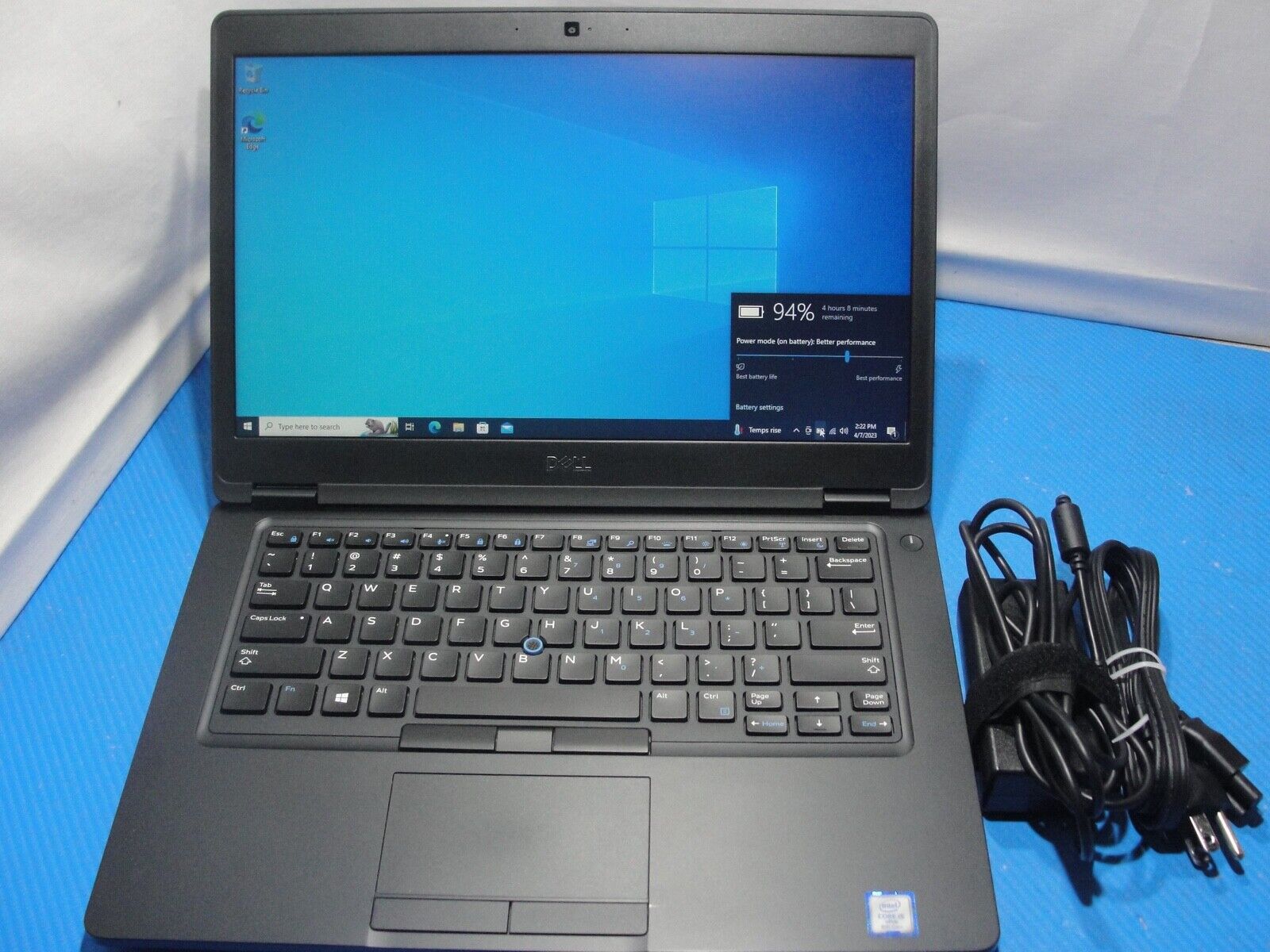 Excellent Working Dell Latitude 5490 i5-8350U 8GB 256GB SSD Genuine Dell  Charger