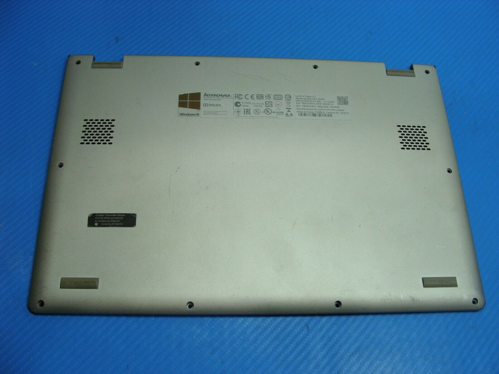 Lenovo 11 11.6" Genuine Case Silver AP0TB000300