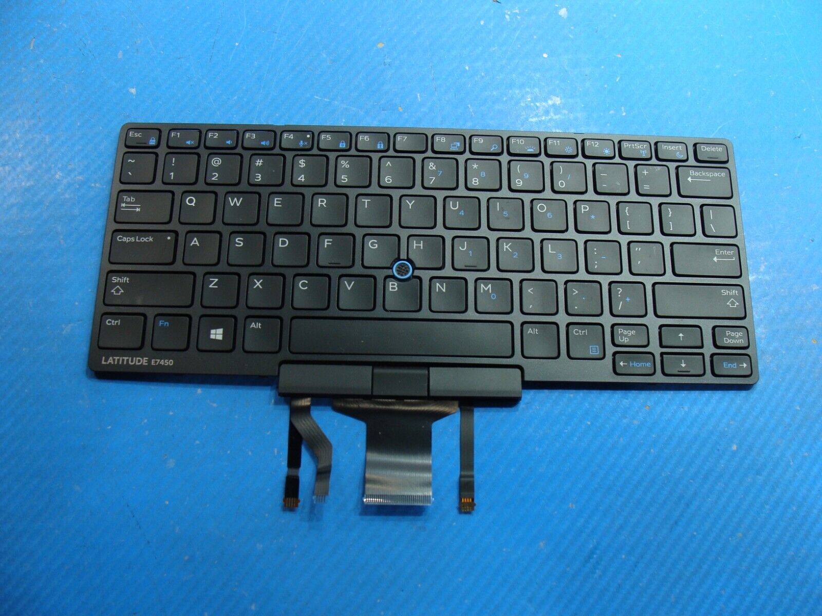 Dell Latitude 14 E7450 Genuine Laptop Us Backlit Keyboard D19tr Pk1313d2b00 9238