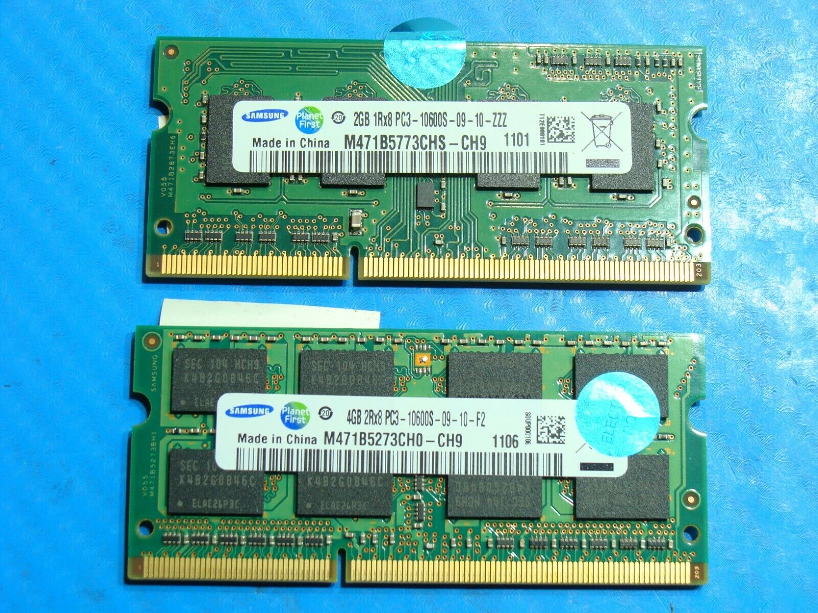 $16.14 | HP dv7t-5000 SO-DIMM Samsung 2GB 4GB Memory M471B5773CHS-CH9  M471B5273CH0-GH9