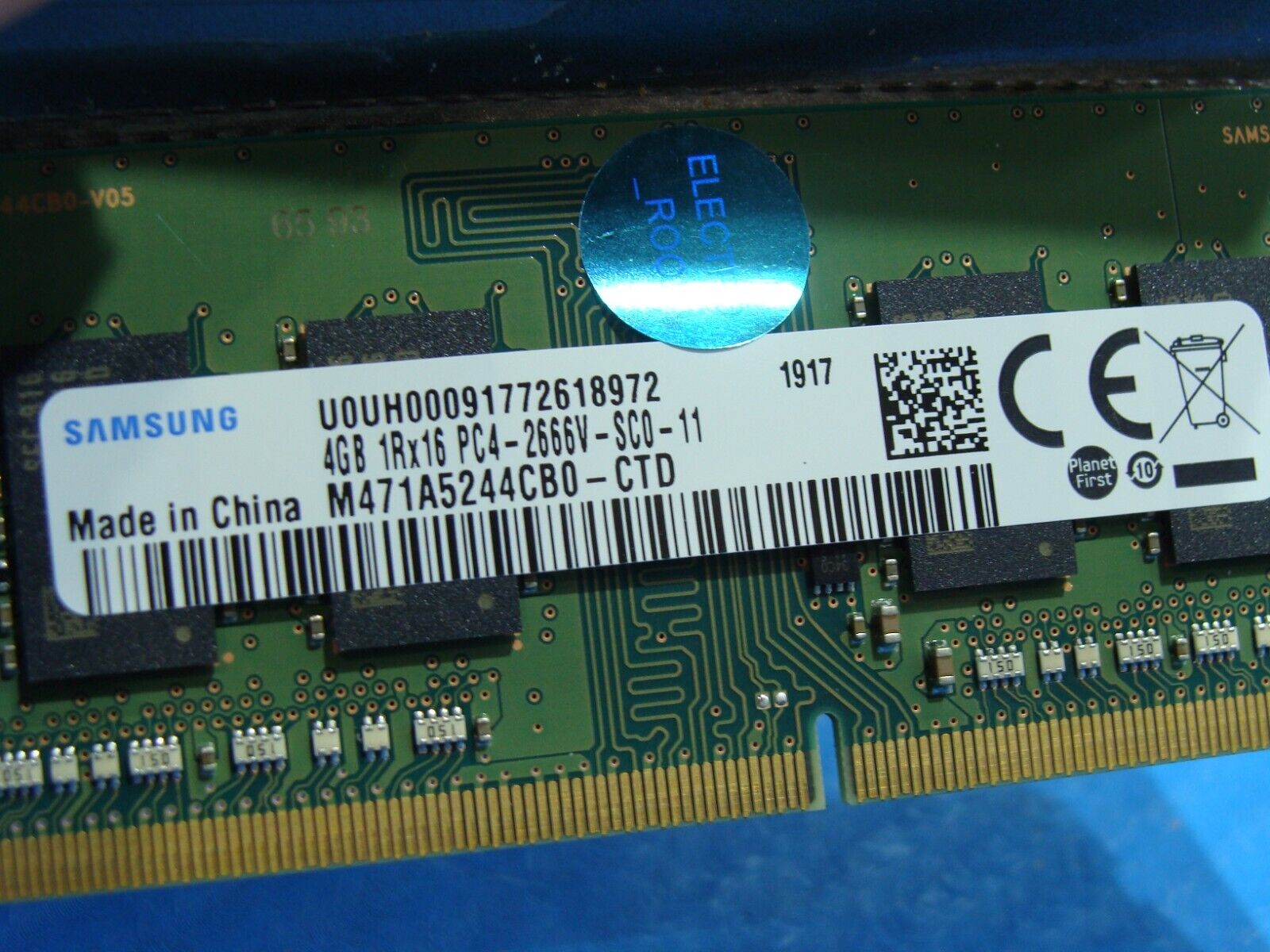 Asus F510QA-WB91 Samsung 4GB 1Rx16 PC4-2666V Memory RAM SO-DIMM