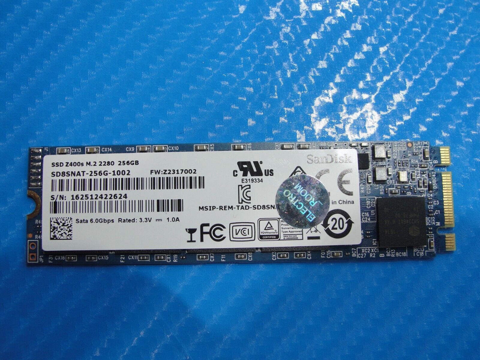Asus UX310U SanDisk Z400s M.2 256Gb Solid State Drive