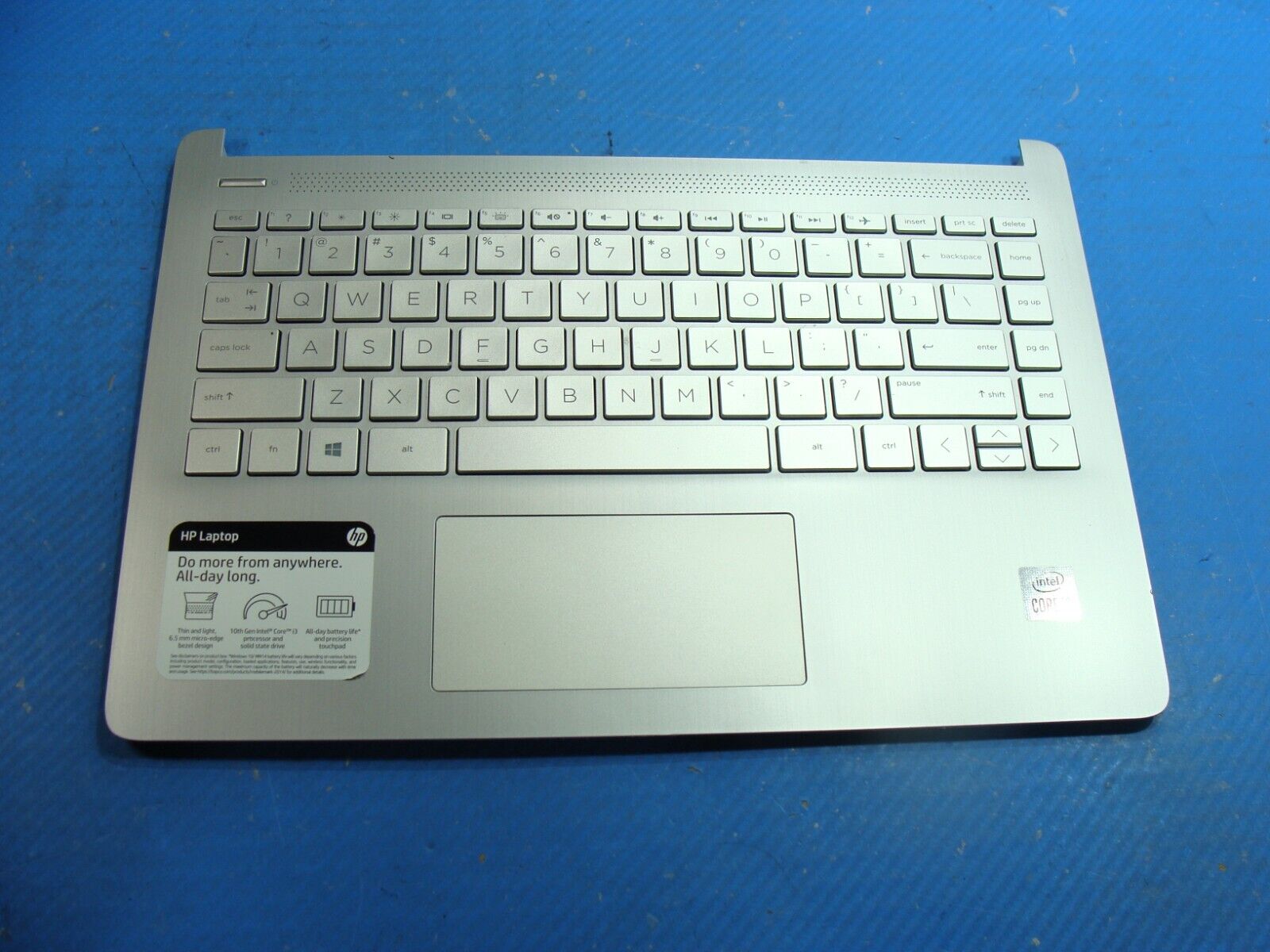 HP 14-dq1043cl 14&quot; Palmrest w/Touchpad Keyboard Backlit 