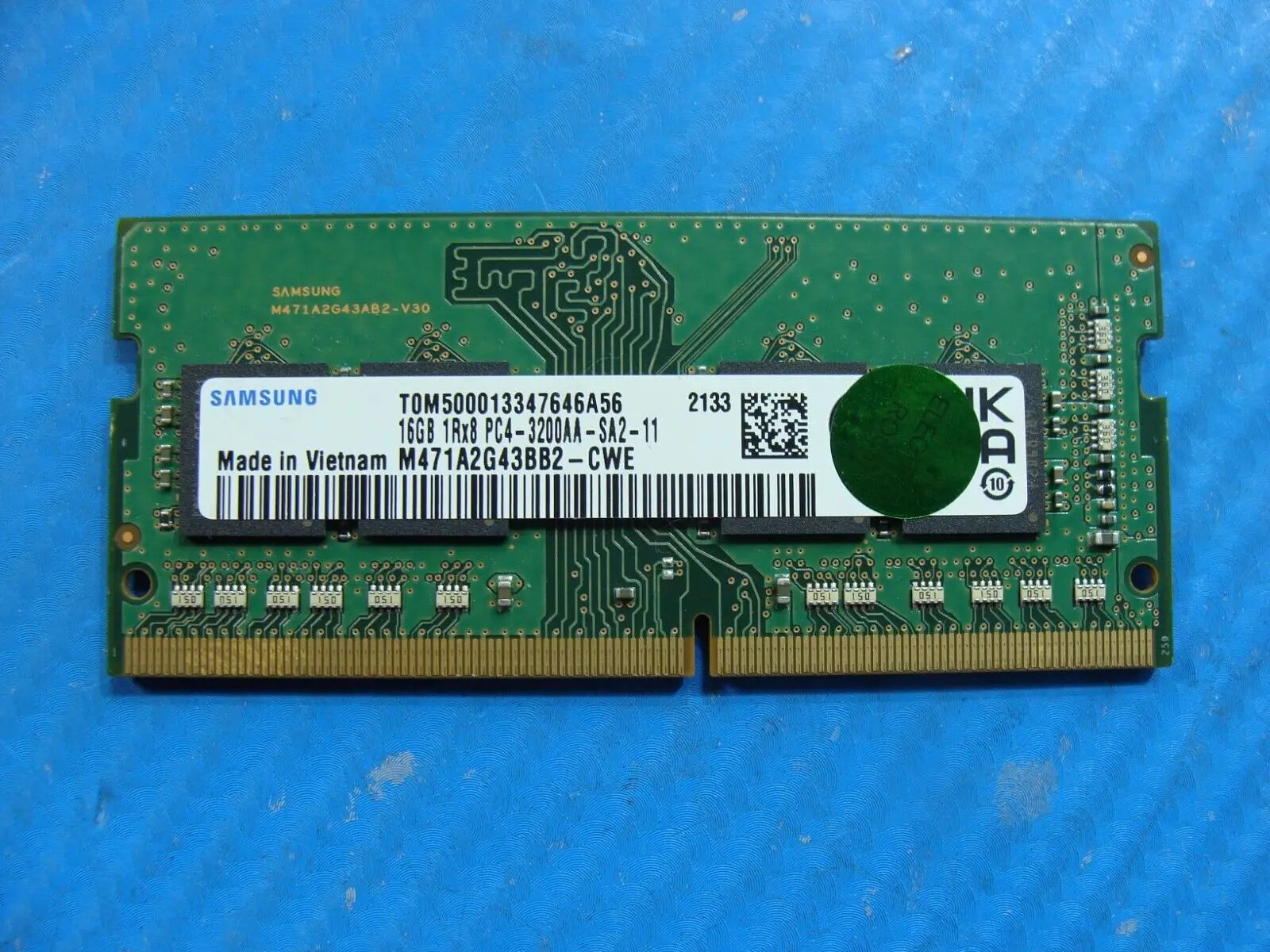 Dell 5420 Samsung 16GB 1Rx8 PC4-3200AA Memory RAM SO-DIMM