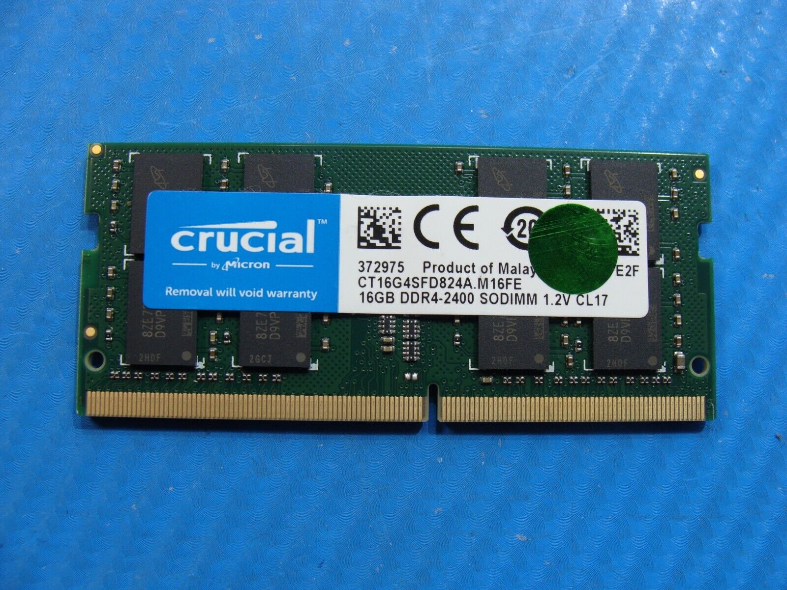 Crucial 16GB DDR4-2400 SODIMM Memory (CT16G4SFD824A) NEW