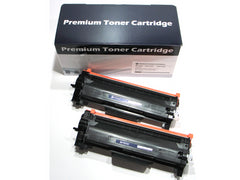 TN730 TN760 Brother Toner Cartridge: 2 Pack High Yield Black Compatible