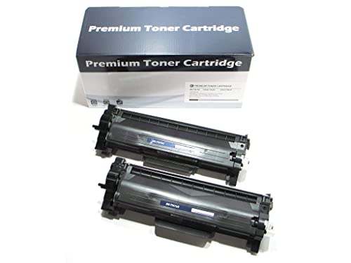 TN730 TN-730 TN 760 Toner: 2 Pack with Chip - 3K High Yield Black Compatible Toner Cartridge | Premium Quality High Yield Replacement Toner