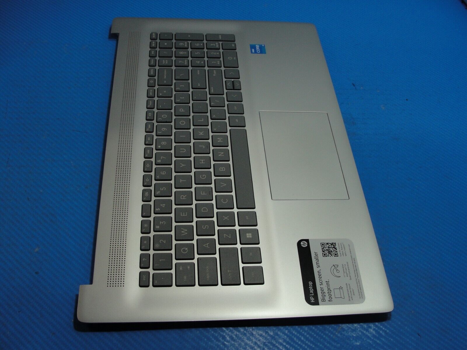 HP 17.3” 17-cn0003dx Palmrest w/BL Keyboard TouchPad Speakers 6070B1894807 Grd A