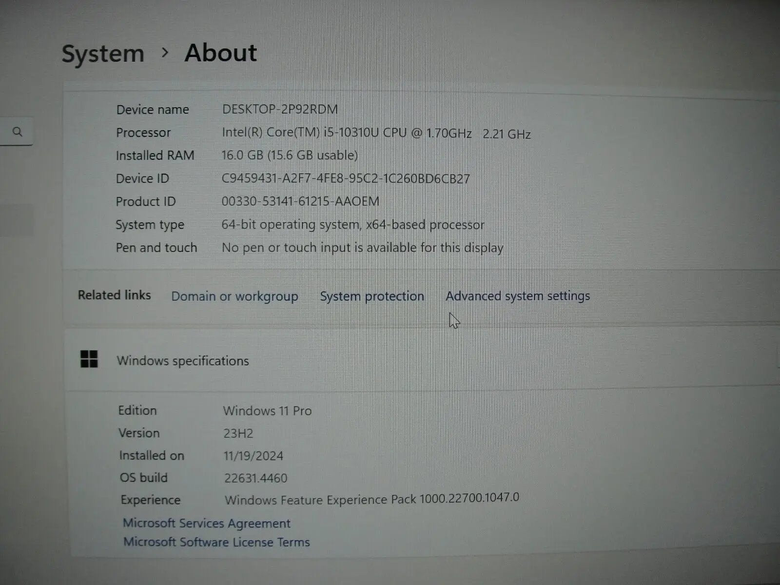 Dell Latitude 5410 HD Intel Core i7-10610U  1.8GHz 16GB 256GB SSD+ Orig Charger