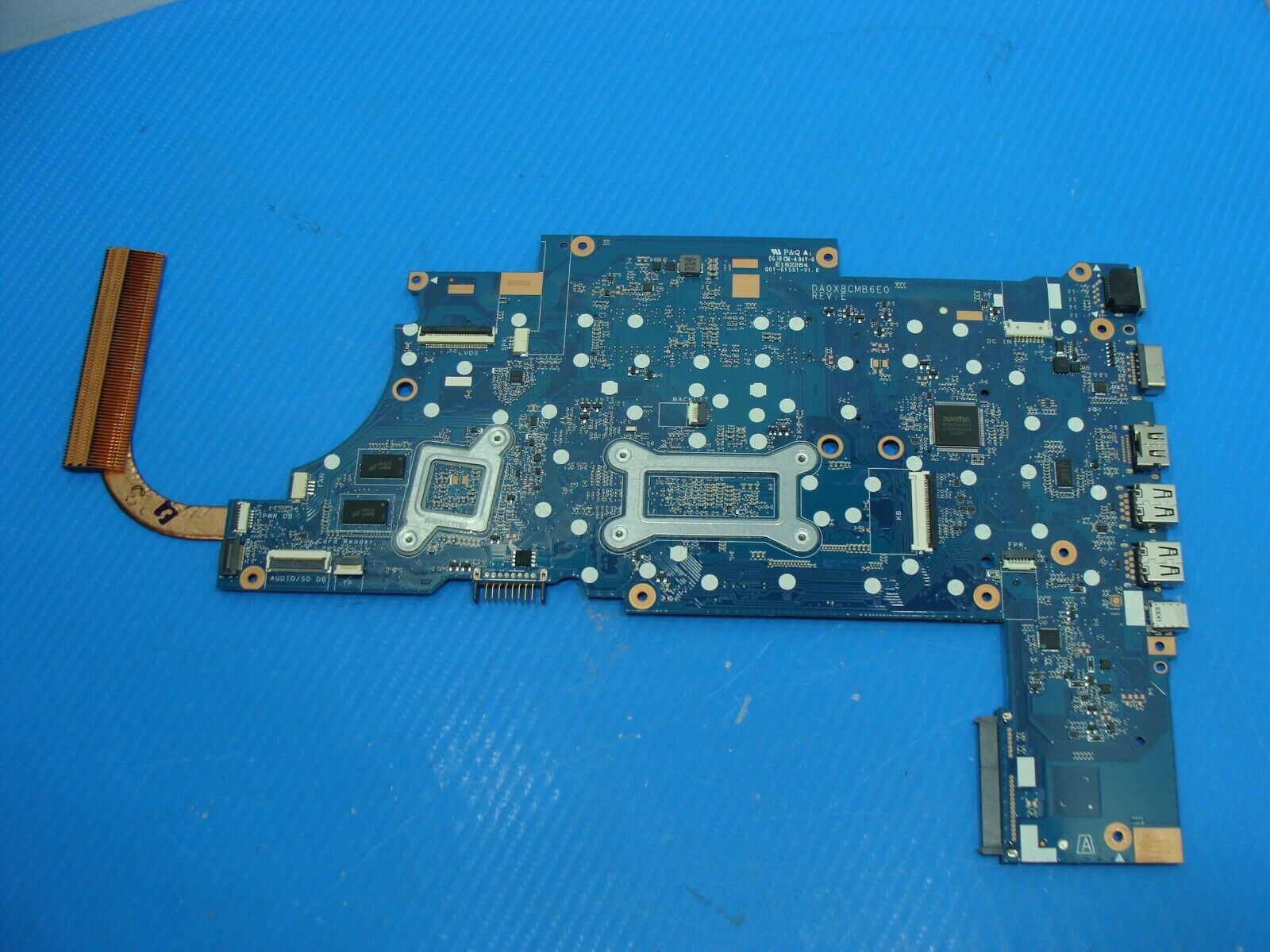 HP ProBook 15.6” 450 G5 OEM Laptop Intel i7-8550U 1.8GHz Motherboard DA0X8CMB6E0