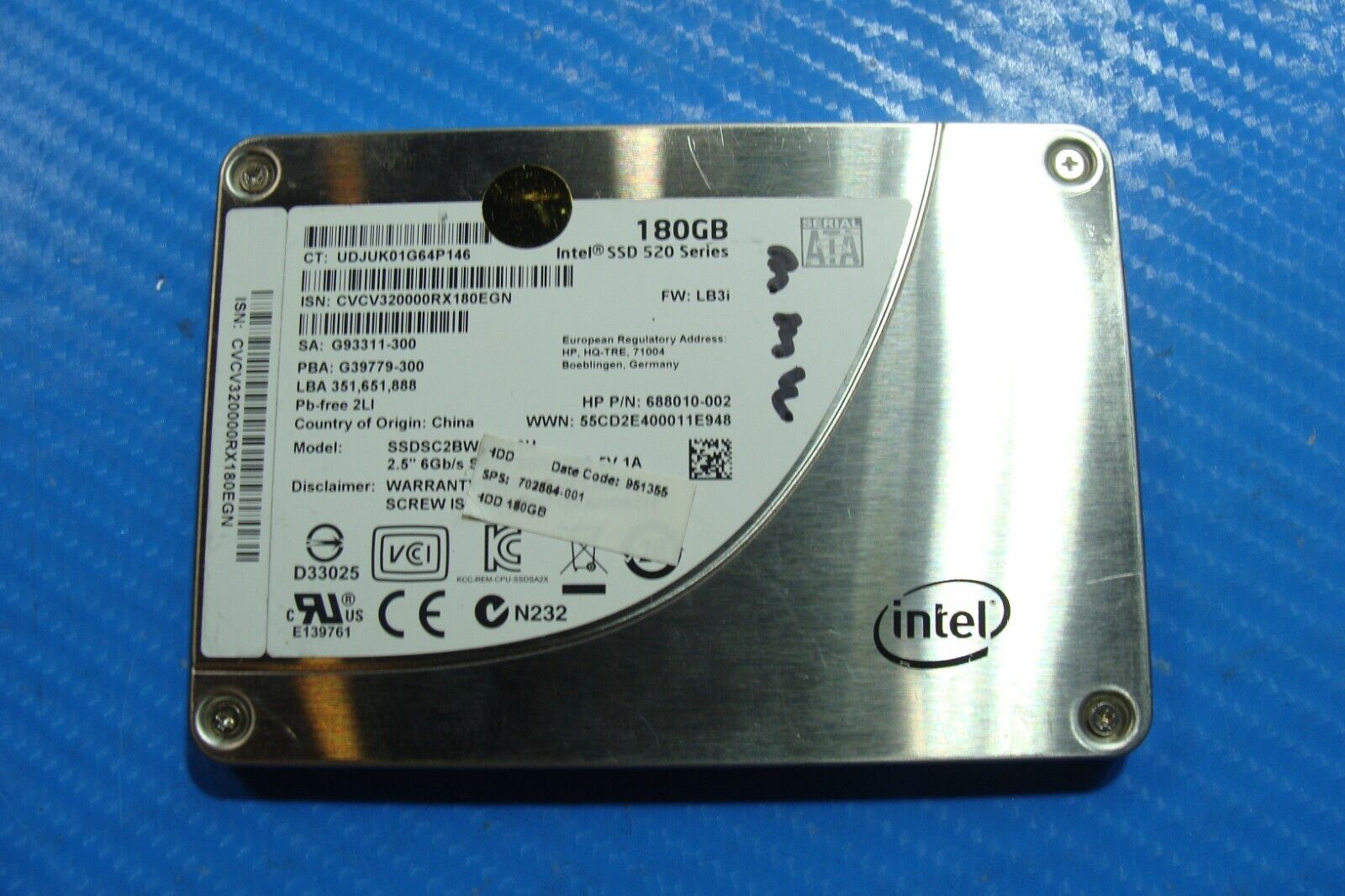 Lenovo T560 Intel 180GB 2.5