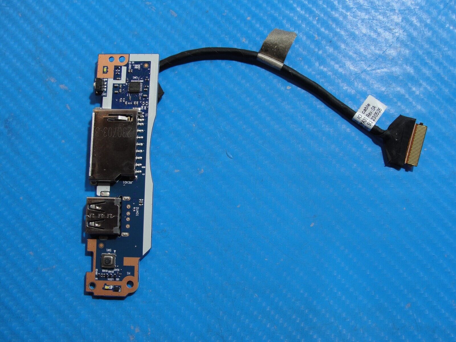 Lenovo IdeaPad 14” 1 14IGL7 USB Power Button Reader Card Board w/Cable NS-E791