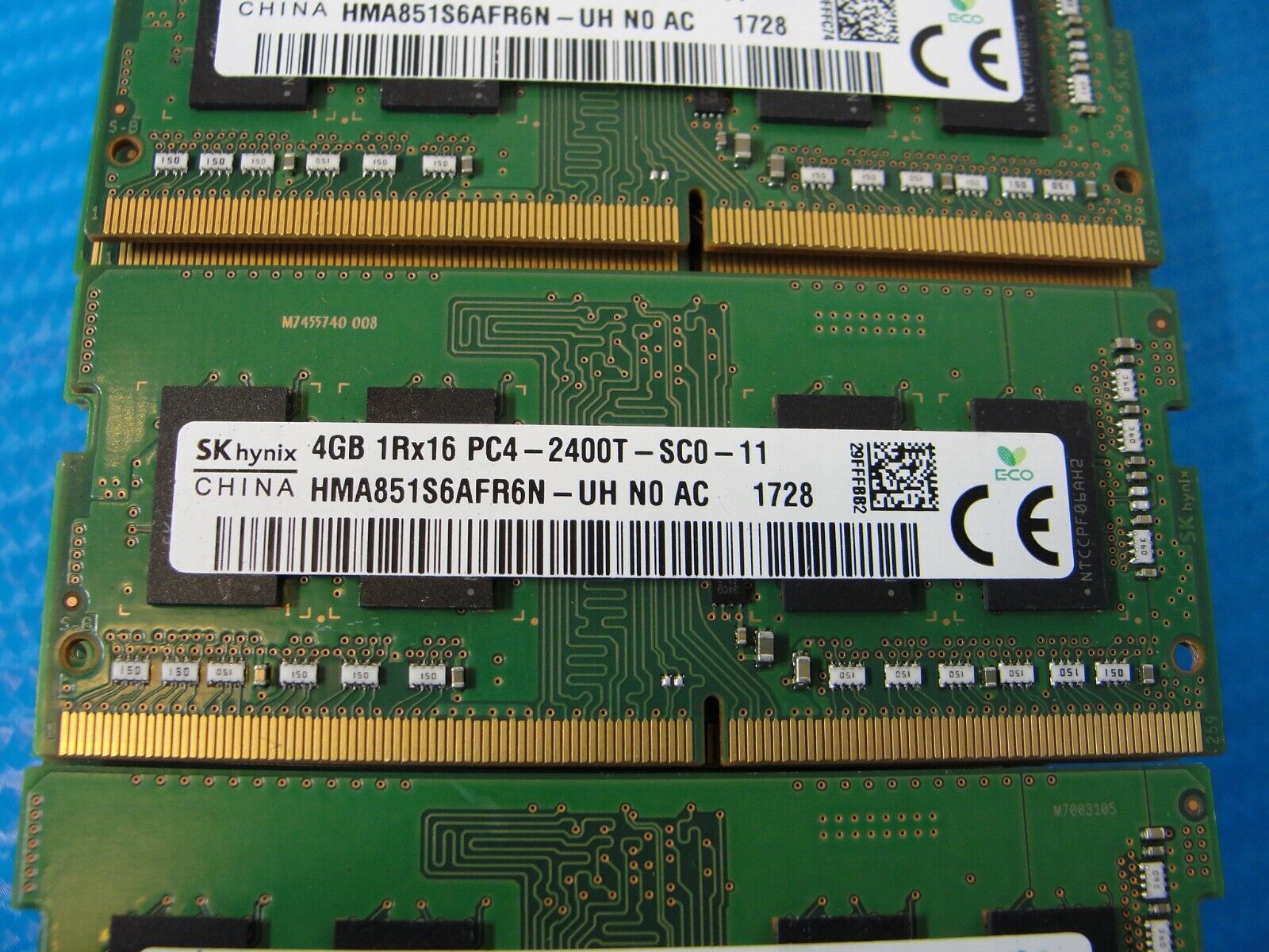 LOT of 52 4GB PC4-2400 DDR4 DDR4 Memory RAM SKHynix Micron