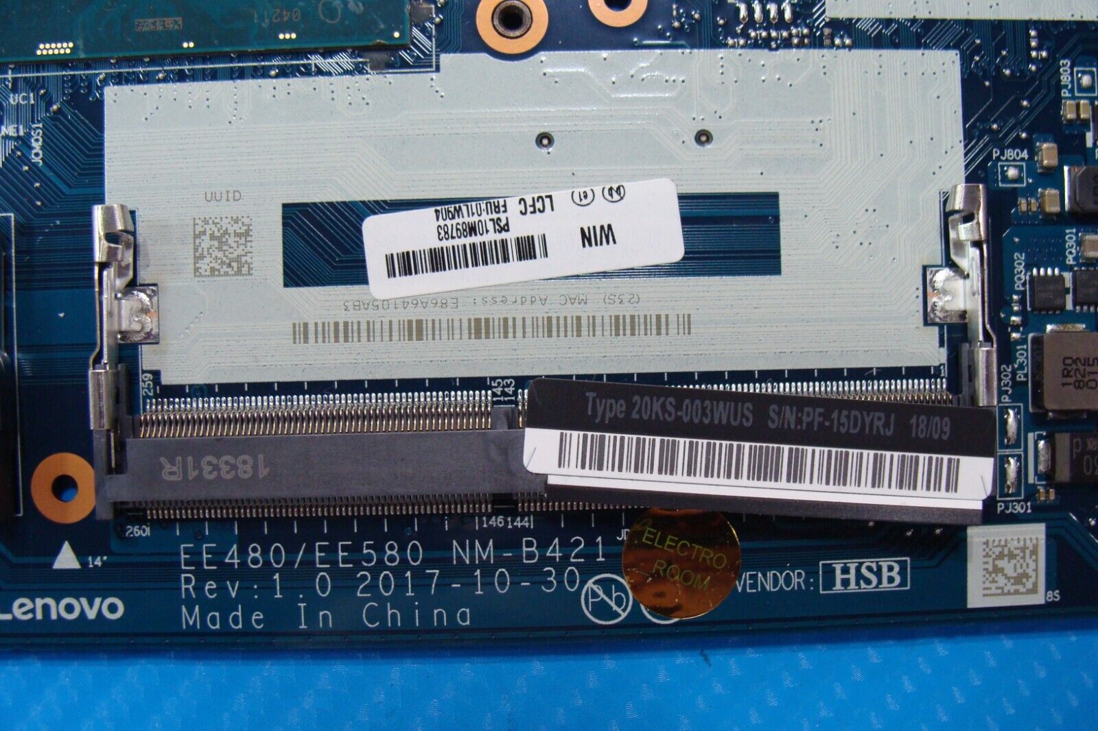 Lenovo ThinkPad E580 15.6