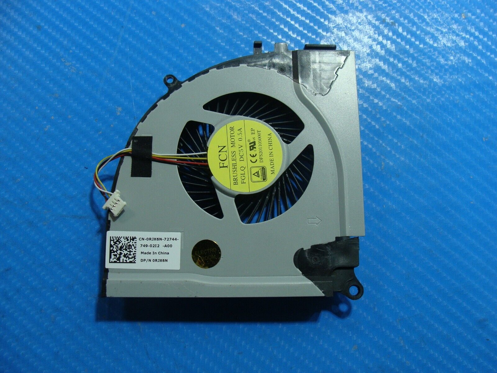 Dell Inspiron 15.6” 15 5577 Genuine Laptop CPU Cooling Fan RJX6N