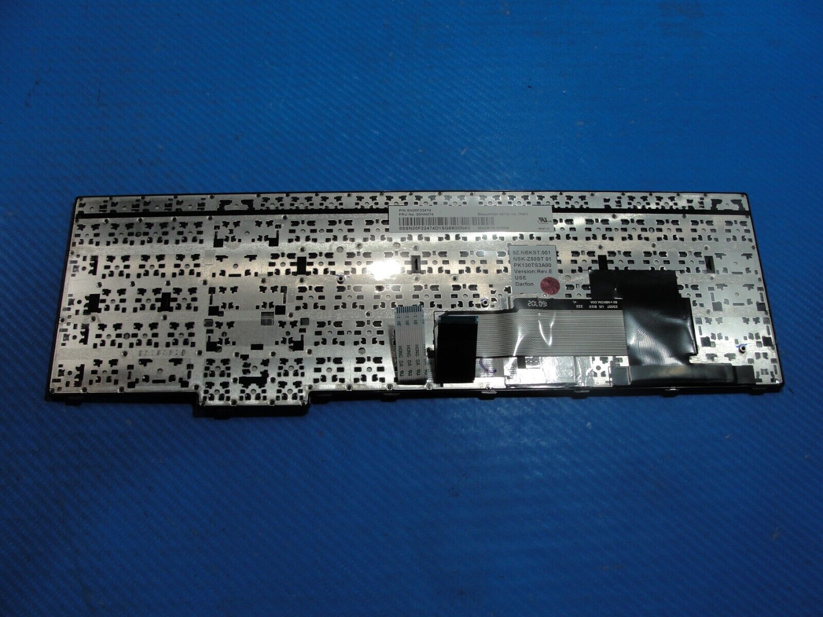 Lenovo ThinkPad 15.6” E560 Genuine Laptop Keyboard 00HN074 PK130TS3A00