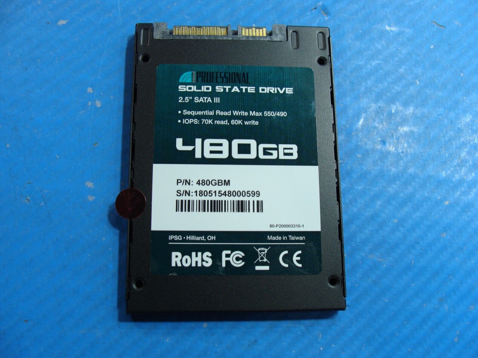 Dell 5570 PROFESSIONAL 480GB SATA 2.5