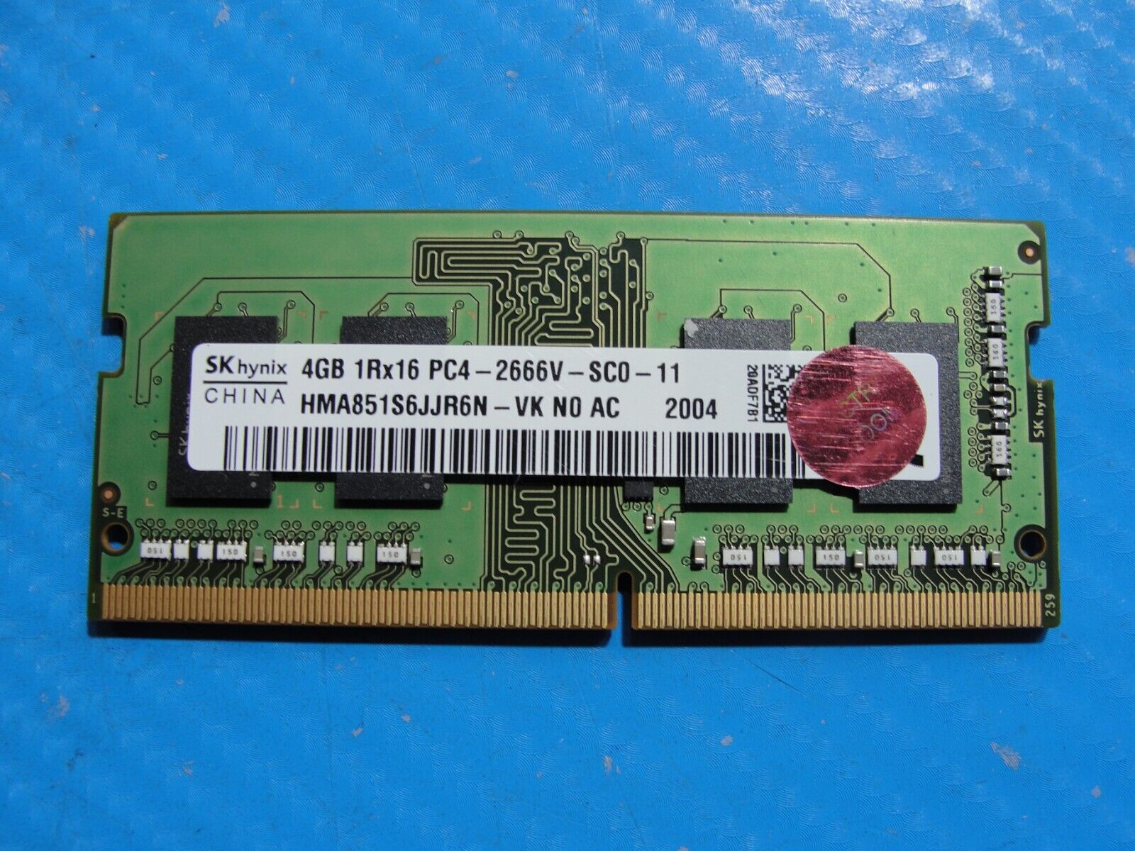 HP 15-bs234wm SK Hynix 4GB 1Rx16 PC4-2666V Memory RAM SO-DIMM HMA851S6JJR6N-VK