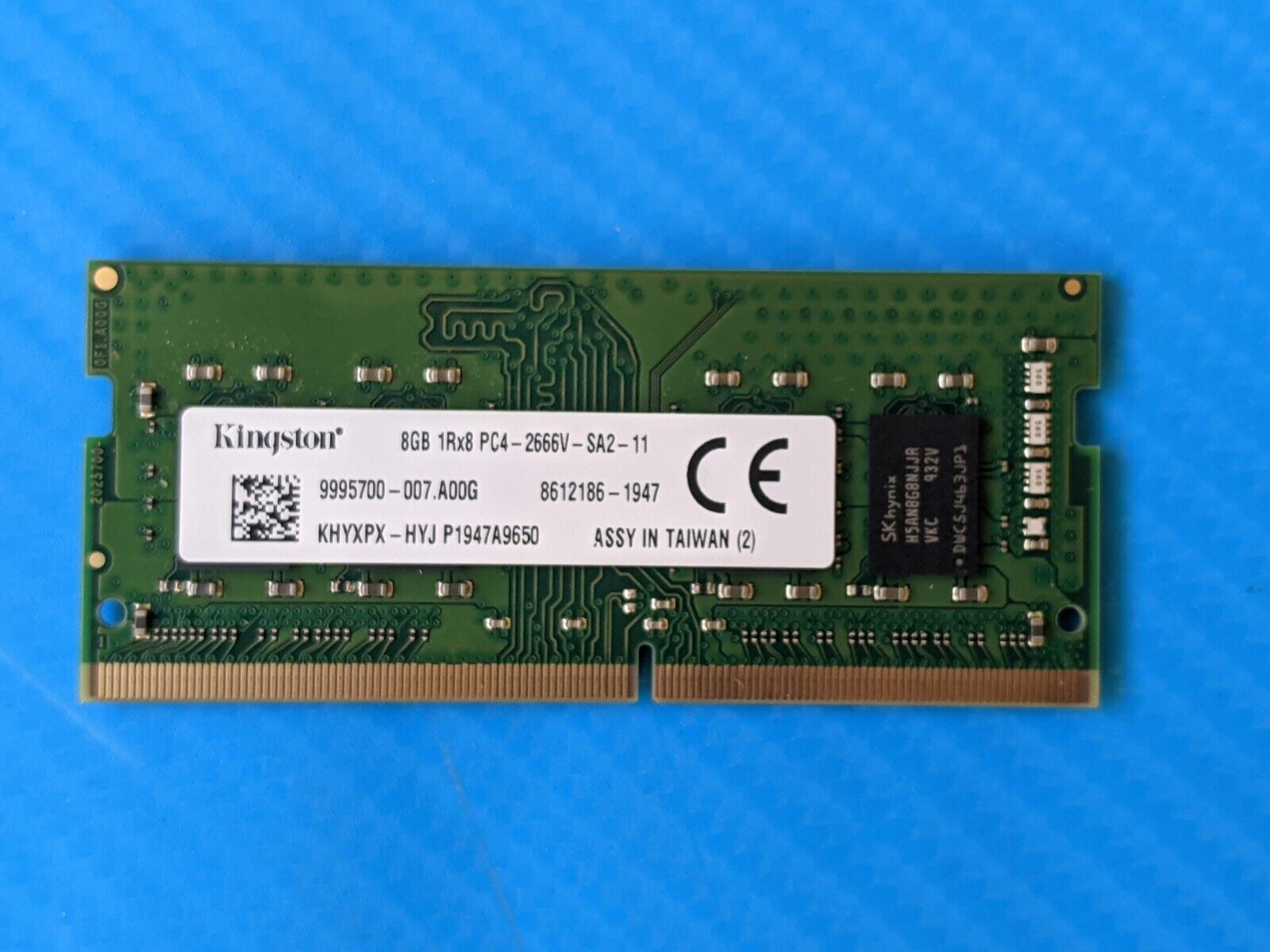 Dell 3590 Kingston 8GB 1Rx8 PC4-2666V SO-DIMM Memory RAM KHYXPX-HYJ