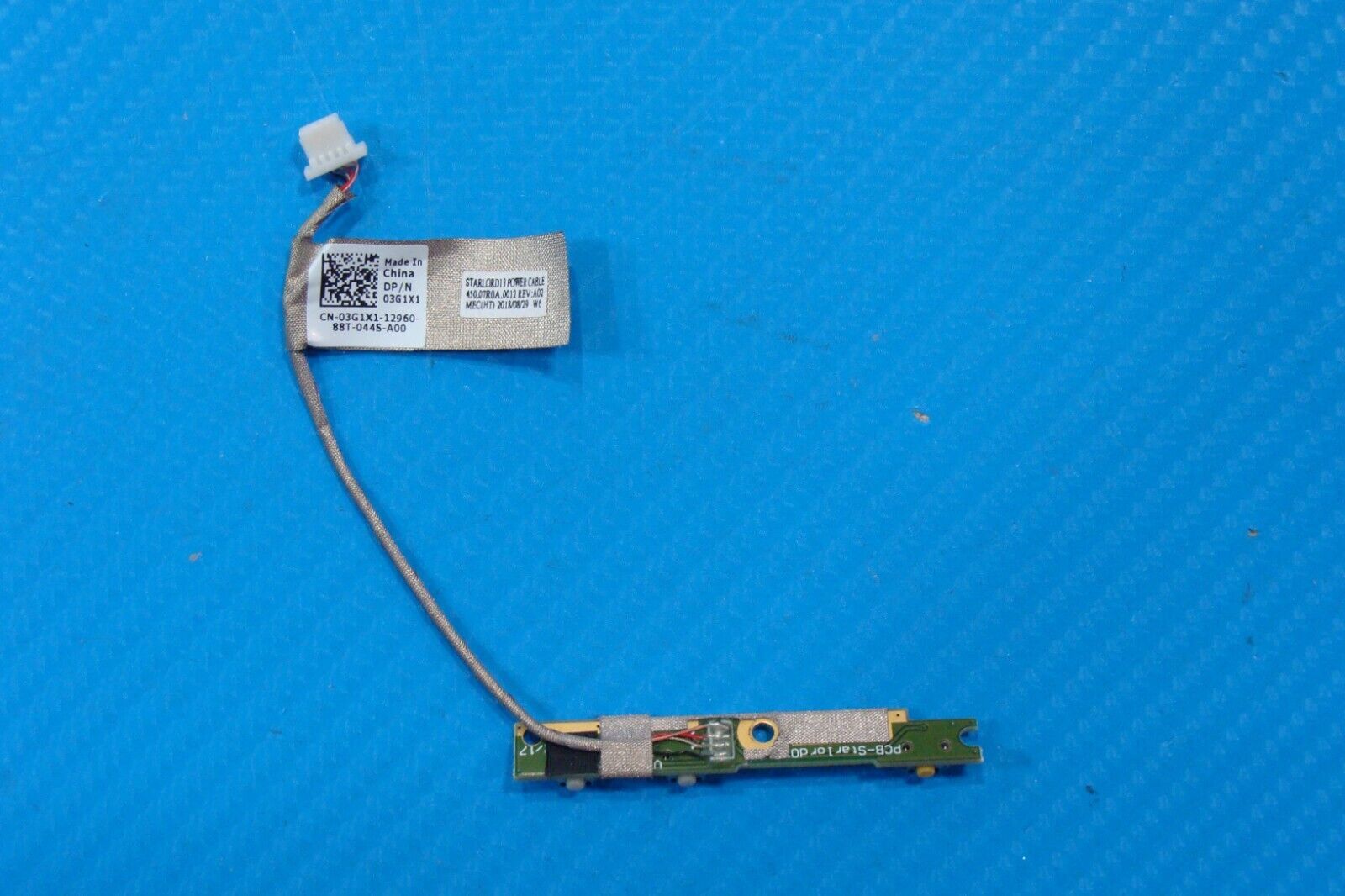 Dell Latitude 3390 2-in-1 Power Button Volume Board w/Cable 3G1X1 450.07R0A.0012