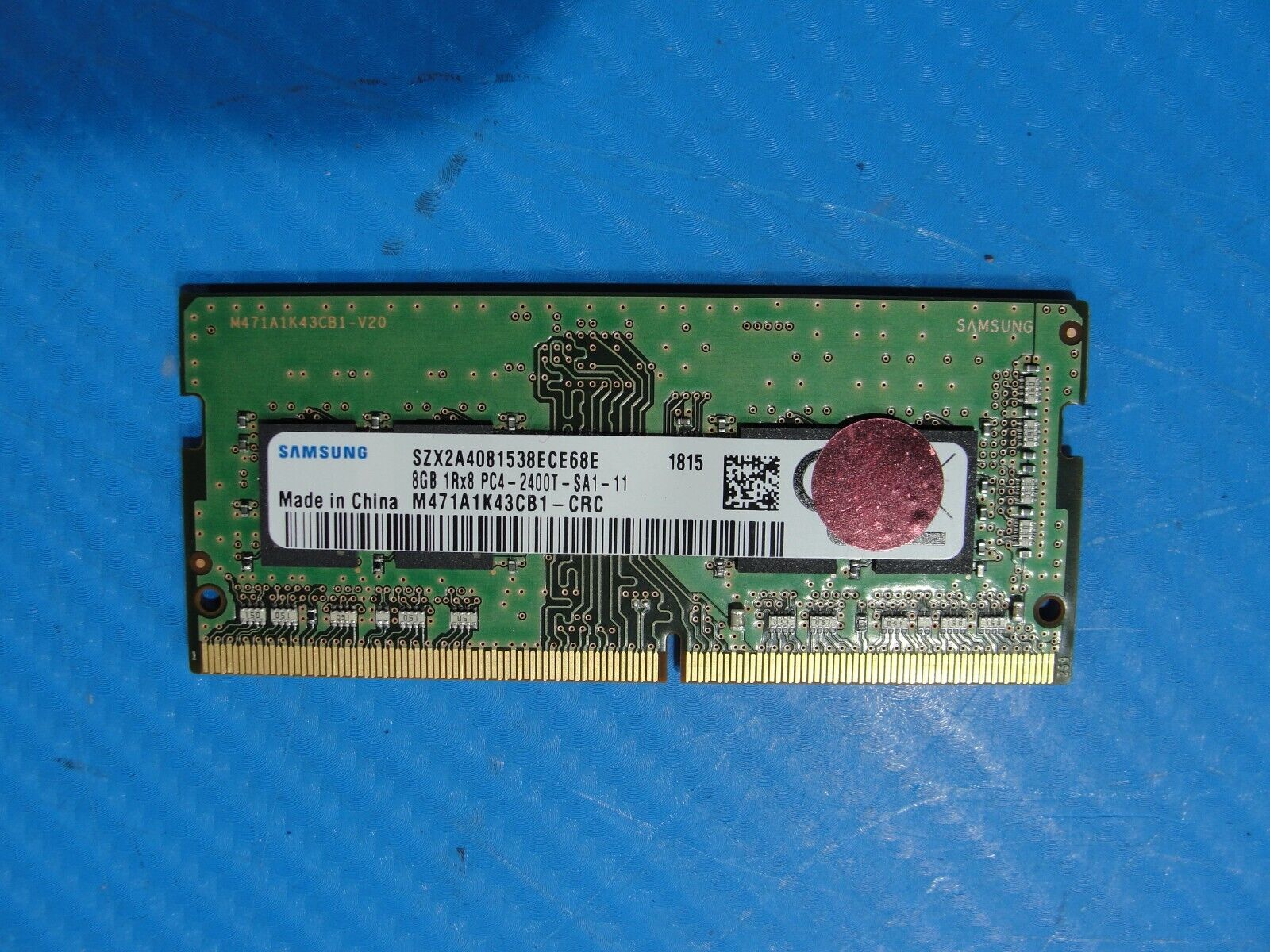 Asus S510UA-DS51 Samsung 8GB 1Rx8 PC4-2400T Memory RAM SO-DIMM M471A1K43CB1-CRC