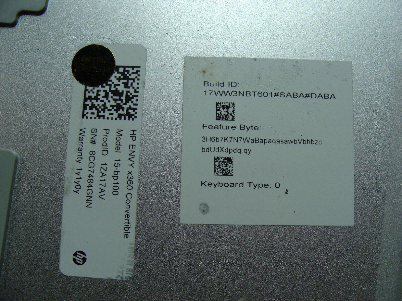 HP Envy x360 15-bp100 15.6
