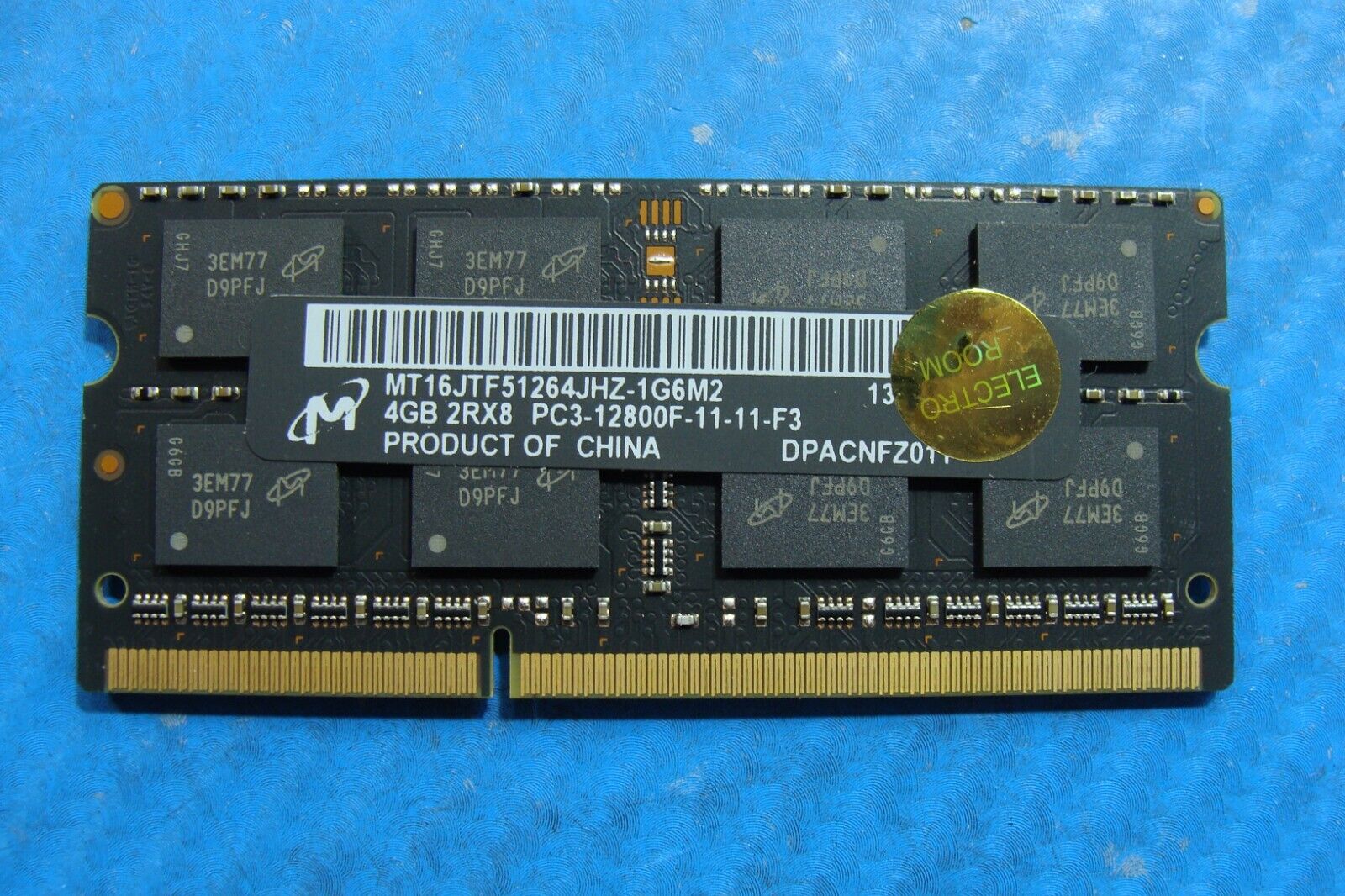 iMac A1418 Micron 4GB 2Rx8 PC3-12800F SO-DIMM Memory RAM MT16JTF51264JHZ-1G6M2