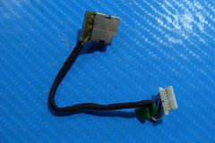 HP 15-da0002dx 15.6" Genuine Laptop DC IN Power Jack w/Cable 799736-F57