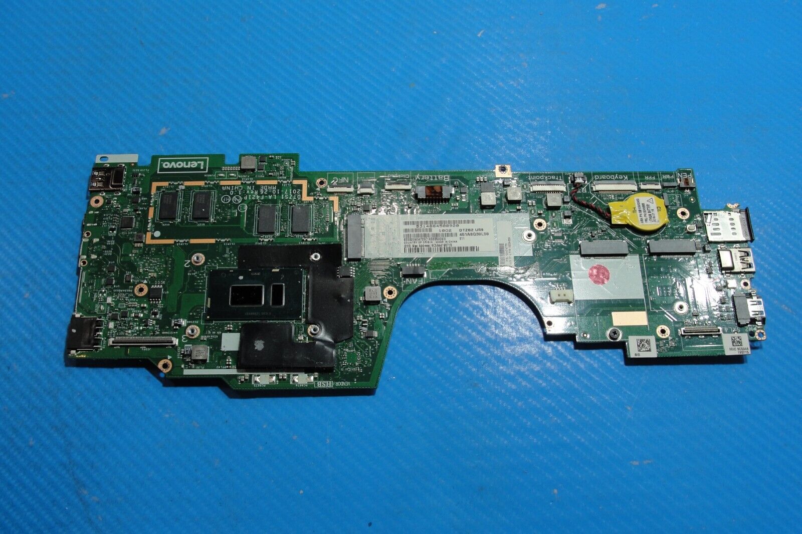 Lenovo ThinkPad 13.3” x380 Yoga i7-8650U 1.7GHz 16GB Motherboard 02DA020 LA-421P