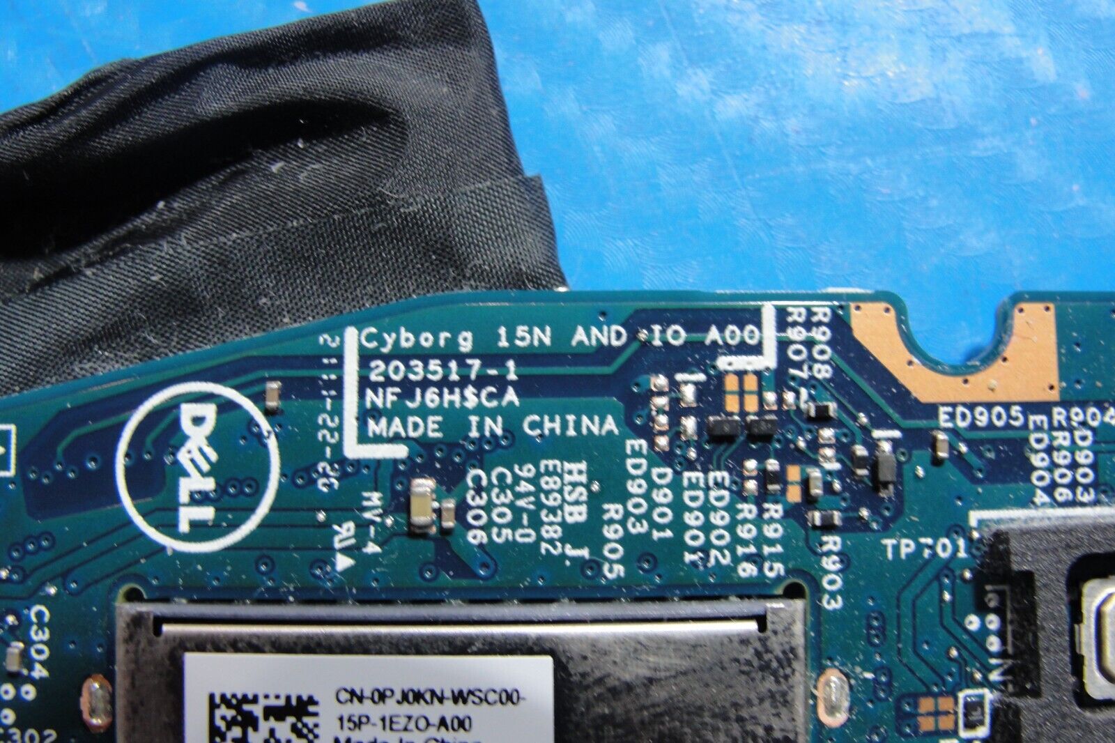 Dell Inspiron 15.6” 5515 USB Audio Power Button Board w/ Cable PJ0KN