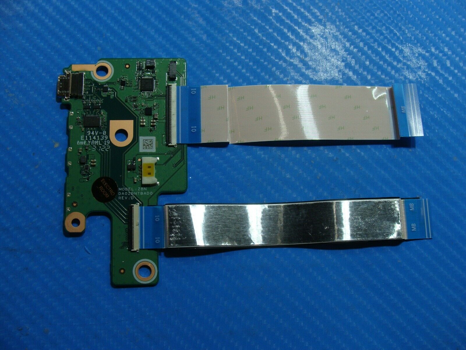 Acer Chromebook Spin CP514-3H-R2D2 USB Power Button Board w/Cables DA0ZBNTBAD0