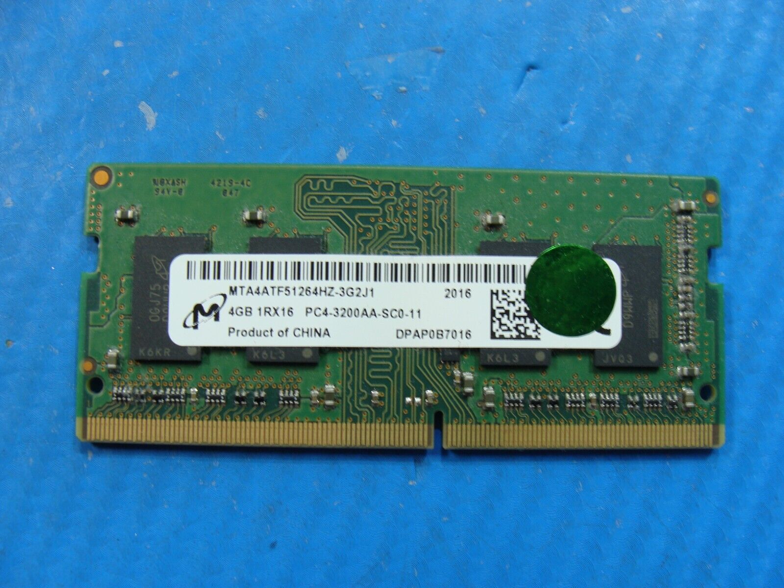 HP 17m-cg0013dx Micron 4GB PC4-3200AA Memory RAM SO-DIMM MTA4ATF51264HZ-3G2J1