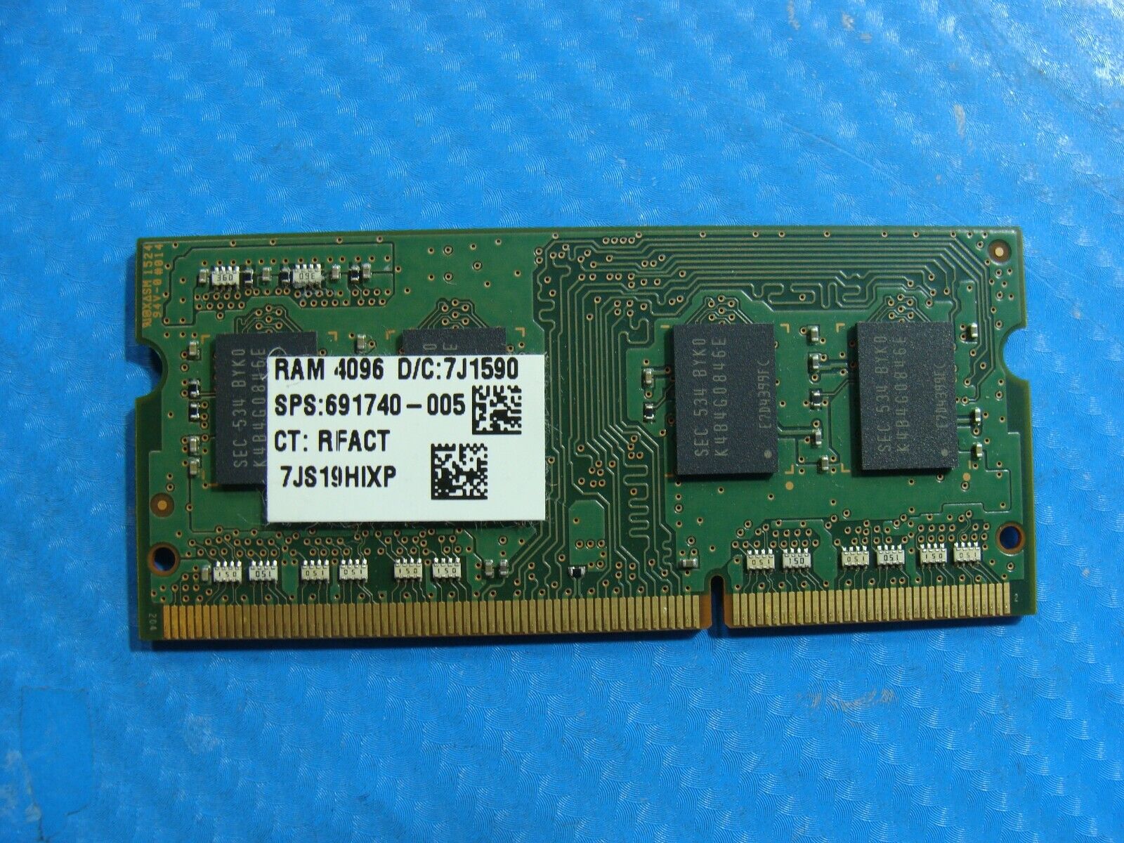 HP m6-p113dx Samsung 4GB 1Rx8 PC3L-12800S RAM Memory M471B5173EB0-YK0