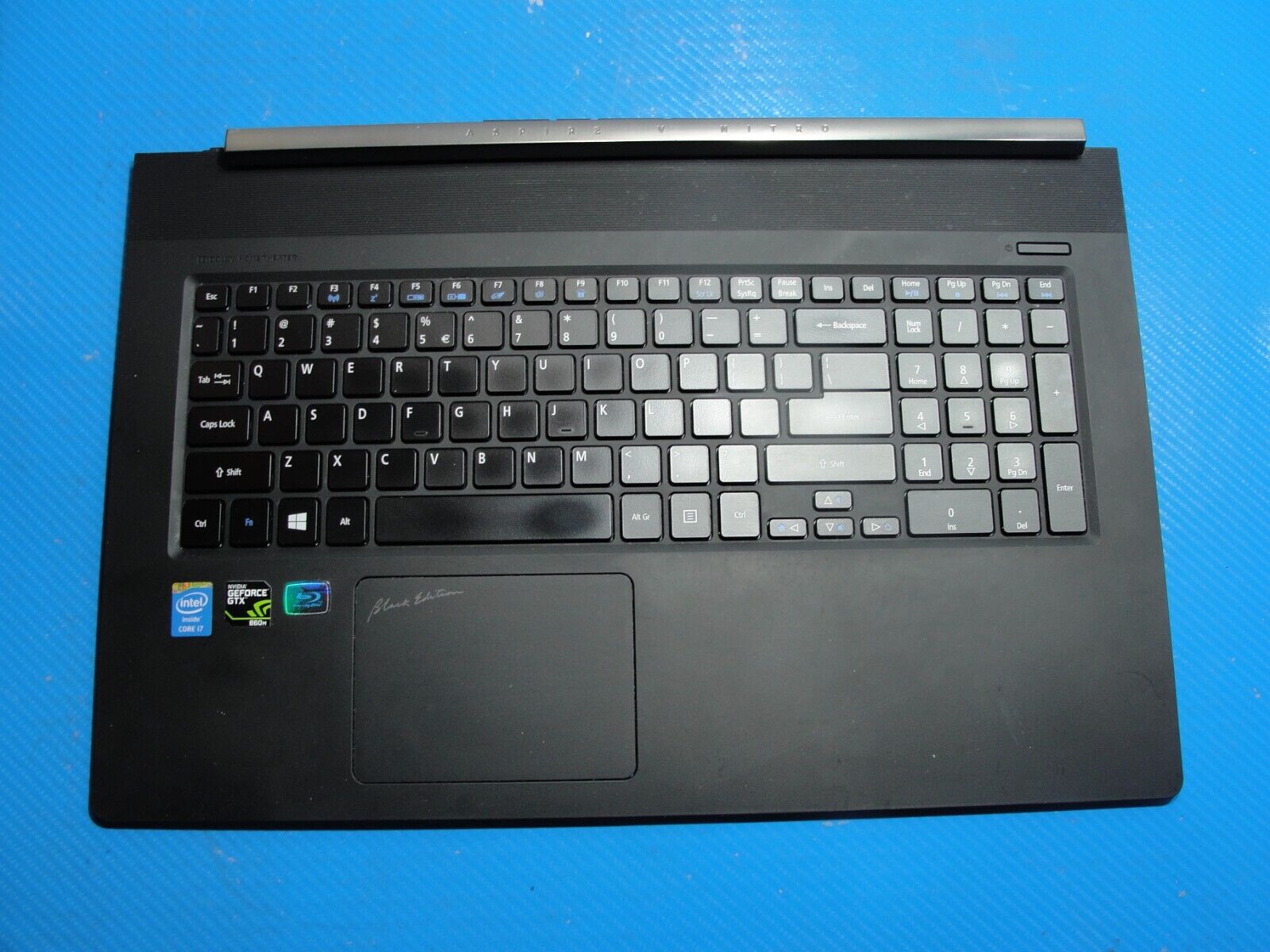 Acer Aspire V17 Nitro 17.3” VN7-791G-7939 Palmrest w/BL Keyboard 460.02G0H.0003